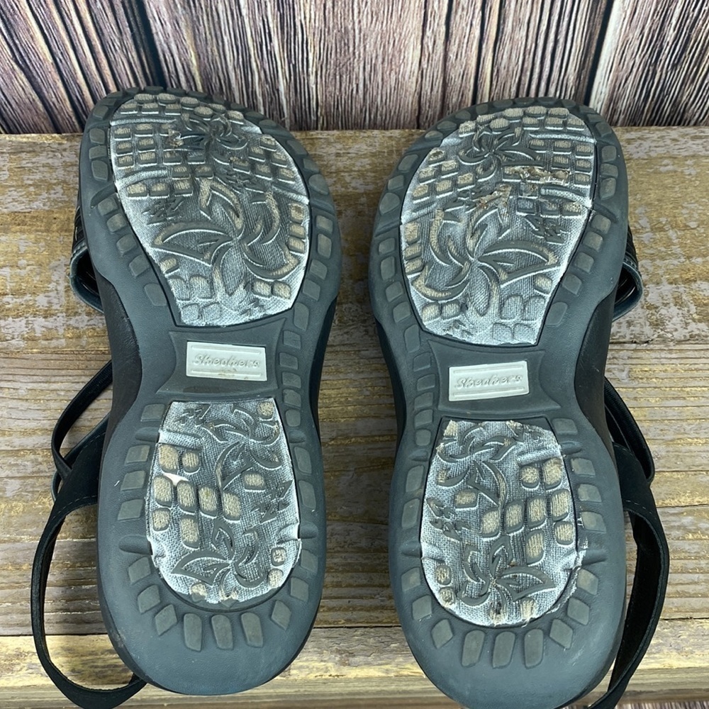 Sketchers Memory Form Black Sandals - Size 8 - image 7